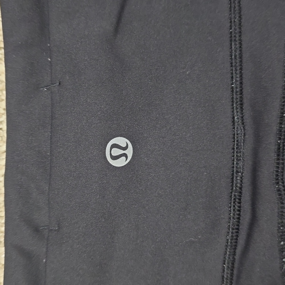 Lululemon Fresh Mesh Run 25" Black Size 4 - Picture 6 of 8